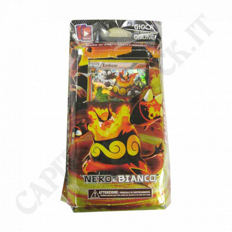 Acquista Pokèmon - Deck Nero e Bianco Furia Rossa - Emboar Pv 150 - Lievi Imperfezioni a soli 14,99 € su Capitanstock  Acquista Pokèmon - Deck Nero e Bianco Furia Rossa - Emboar Pv 150 - Lievi Imperfezioni a soli 14,99 € su Capitanstock