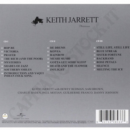 Acquista Keith Jarrett - The Platinum Collection - 3 CD - Packaging Rovinato a soli 12,90 € su Capitanstock 