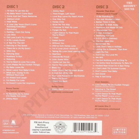 Acquista Martha Reeves & The Vandellas - 50th Anniversary - The Singles Collection 1962-1972 - 3 CD a soli 38,00 € su Capitanstock 