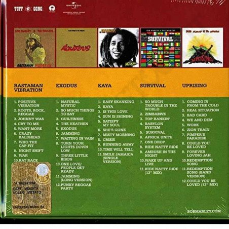 Buy Bob Marley & Wailers - 5 Classic Albums at only €16.20 on Capitanstock