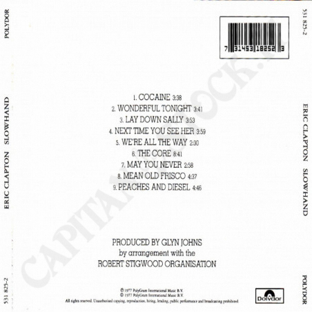 Acquista Eric Clapton - Slowhand CD a soli 5,49 € su Capitanstock 
