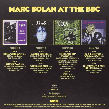 Acquista Marc Bolan at The BBC - 7 Single Box Set a soli 27,97 € su Capitanstock 