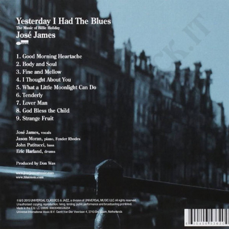Acquista Josè James - Yesterday I Had The Blues - The Music of Billie James a soli 8,90 € su Capitanstock 