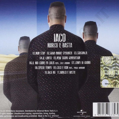 Buy Iaco - Marco E Basta CD at only €5.90 on Capitanstock