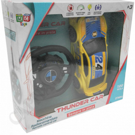 Acquista MC Toys Thunder Car Sempre in Pista Macchina Radiocomandata Gialla - 3+ a soli 7,99 € su Capitanstock 