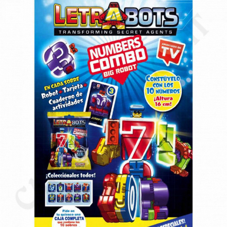 Buy Cicaboom - LetraBots - Transforming Secret Robots - Numbers Combo 3+ at only €2.29 on Capitanstock