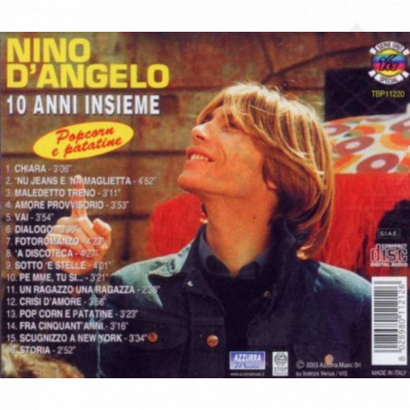 Acquista Nino D'Angelo - 10 Anni Insieme - Popcorn E patatine - CD a soli 4,90 € su Capitanstock 