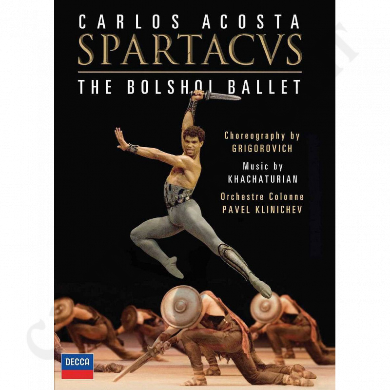 Carlos Acosta Spartacus The Bolshoi Ballet DVD Carlos Acosta Spartacus The Bolshoi Ballet DVD