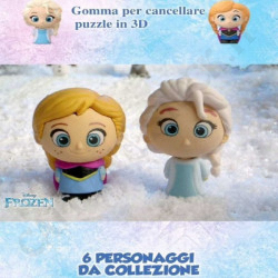 Sbabam Frozen Gomma Per Cancellare Puzzle 3D