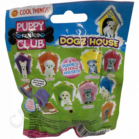 Acquista Puppy Friends Club Dogz House - Casette con Cagnolini Impilabili - Bustina a Sorpresa a soli 2,50 € su Capitanstock 