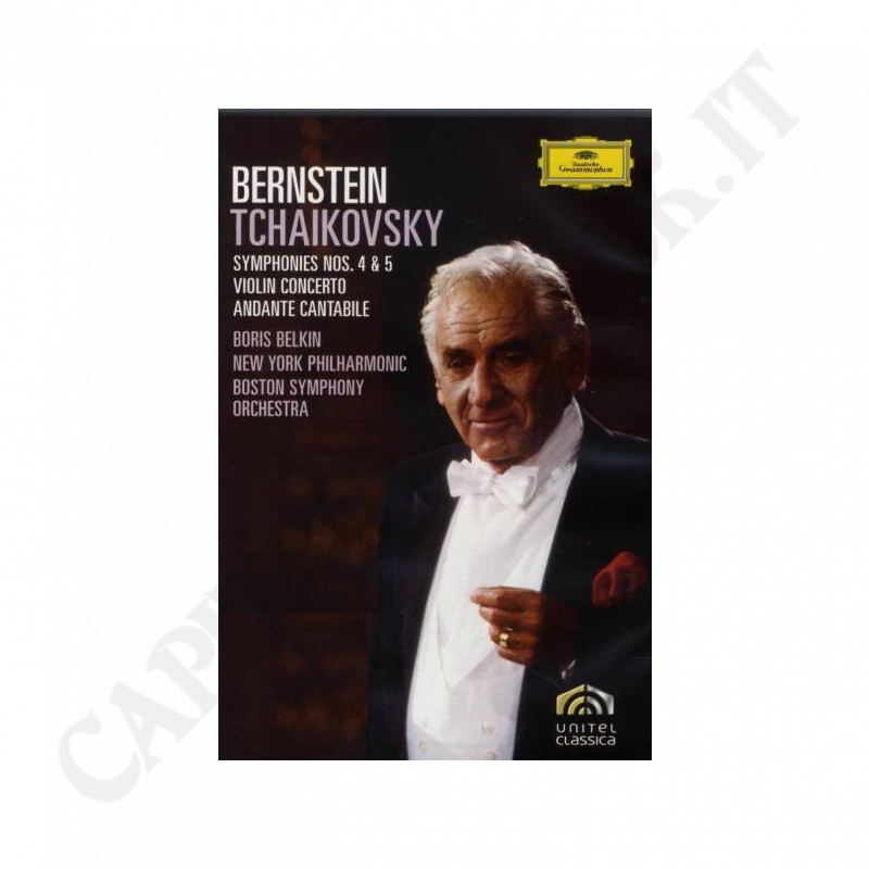 Bernstein Tchaikovky Symphonies 4&5 Violin Concerto DVD Musicale Bernstein Tchaikovky Symphonies 4&5 Violin Concerto DVD Musicale