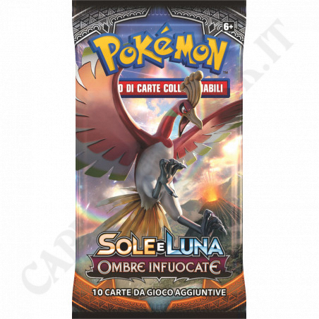 Acquista Pokémon Sole E Luna Ombre Infuocate - Bustina 10 Carte Aggiuntive - Seconda Scelta - IT a soli 5,60 € su Capitanstock 