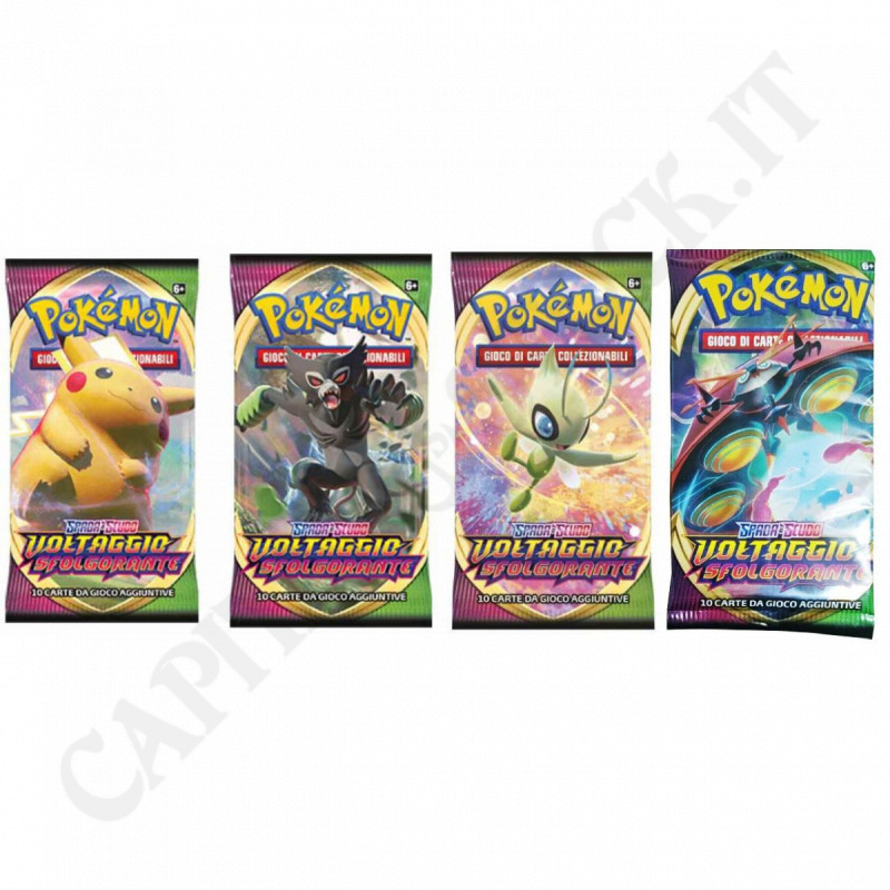 Pokemon - Sword and Shield - Blazing Voltage - Pack of 10 Additional Cards - IT Edition