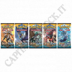 Pokémon Sun And Moon Pack of 10 Additional Cards - Second Choice - IT