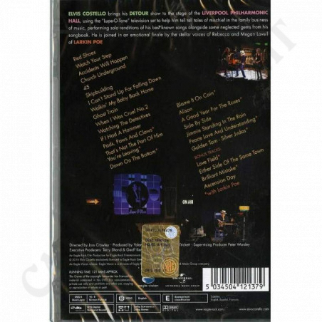 Acquista Elvis Costello - DeTour Live At Liverpool Philarmonic Hall Feat. Larkin Poe - DVD a soli 7,22 € su Capitanstock 