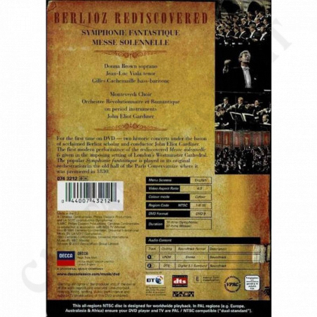 Buy Berlioz Rediscovered - Symphonie Fantastique Messe Solennelle - Music DVD at only €10.00 on Capitanstock