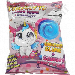 Unicorn Candy Slime + Squishy