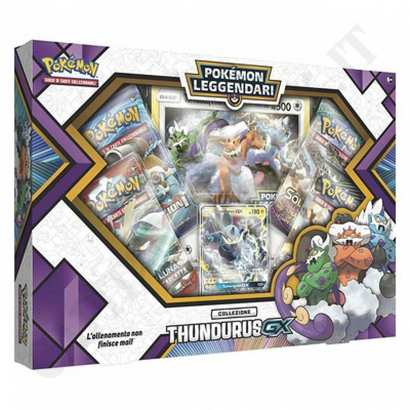 Pokémon Collezione Thundurus GX Ps 500 Confezione Box Set