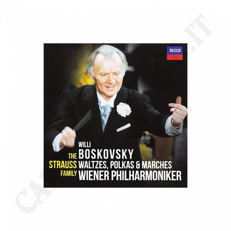 Decca - The Strauss Family - Willi Boskovsky Waltzes - Polkas & Marches Wiener Philharmoniken Cofanetto 8 CD Decca - The Strauss Family - Willi Boskovsky Waltzes - Polkas & Marches Wiener Philharmoniken Cofanetto 8 CD