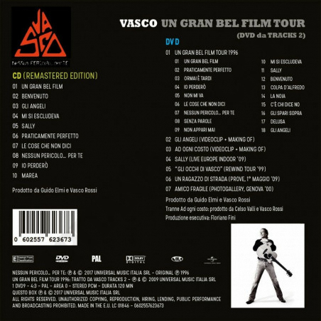 Acquista Vasco Rossi - Nessun Pericolo Per Te - Un Gran Bel Film Tour - Deluxe CD + DVD a soli 7,73 € su Capitanstock 
