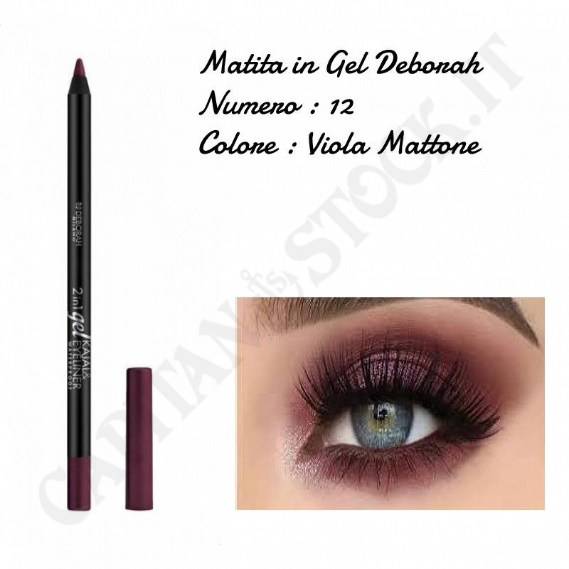 Buy Deborah Milano - 2 in 1 Kajal Gel & Eyeliner - Waterproof at only €4.90 on Capitanstock
