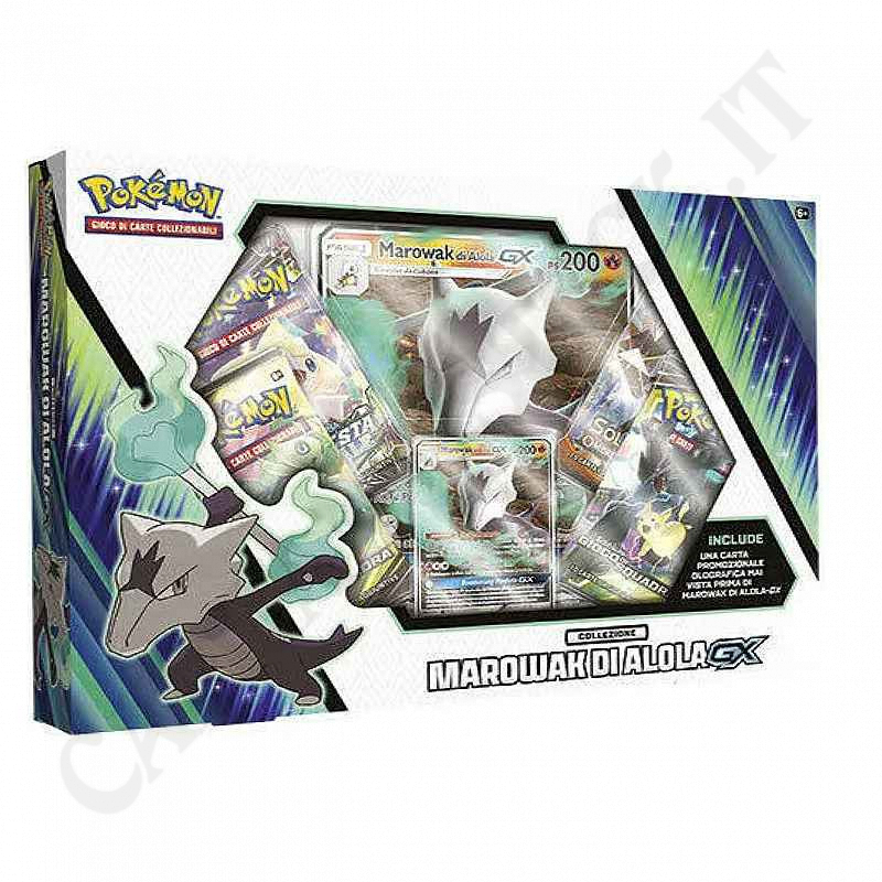 Pokémon Collezione Marowak di Alola GX Ps 200 Confezione Box Set Pokémon Collezione Marowak di Alola GX Ps 200 Confezione Box Set
