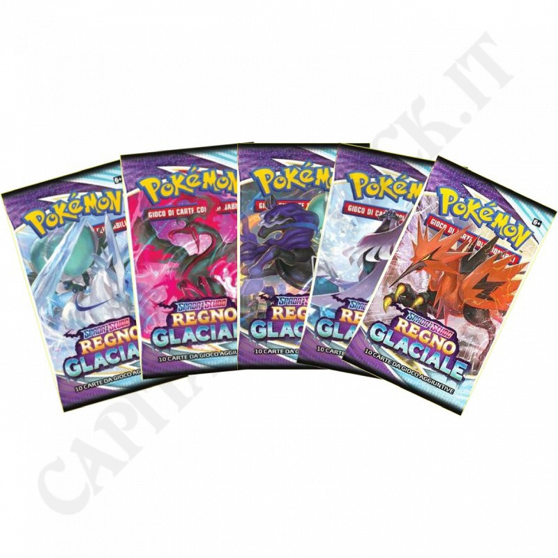 Pokémon Spada e Scudo Regno Glaciale ArtSet Completo 5 Bustie IT