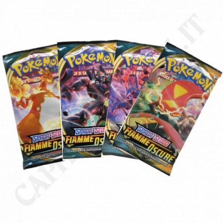 Buy Pokèmon - Sword & Shield Dark Flames - Complete ArtSet 4 Sachets - IT at only €27.90 on Capitanstock