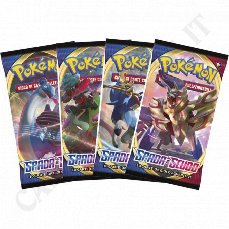 Buy Pokèmon - Sword & Shield - Complete ArtSet 4 Packets - IT at only €23.90 on Capitanstock