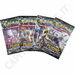 Pokémon - Sun And Moon Lost Thunder - Complete ArtSet 4 Packets - IT