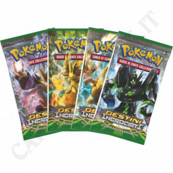 Pokémon - XY Fates Collide - Complete ArtSet 4 Packets - IT