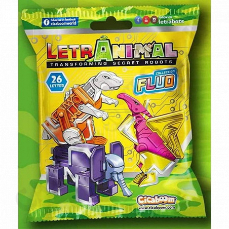 Buy Cicaboom - LetrAnimal - Transforming Secret Robots 3+ at only €1.72 on Capitanstock