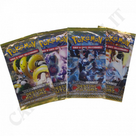 Acquista Pokémon Nero E Bianco Destini Futuri - ArtSet Completo 4 Bustine - IT a soli 89,00 € su Capitanstock 