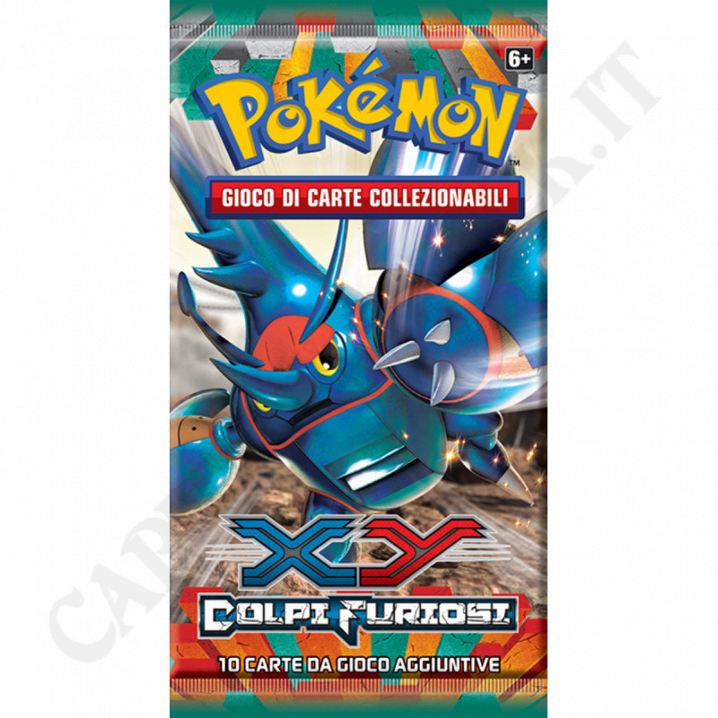 Acquista Pokémon XY Colpi Furiosi - Bustina 10 Carte Aggiuntive - Rarità - IT a soli 18,90 € su Capitanstock 