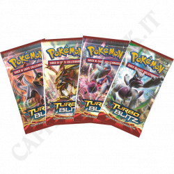 Pokémon - XY Turbo Blitz - Complete ArtSet 4 Packets - IT