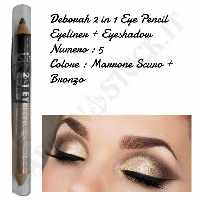 Acquista Deborah - Eye Pencil 2 in 1 - Eyeliner + Eyeshadow a soli 5,52 € su Capitanstock 