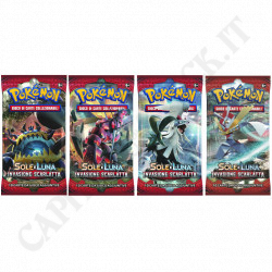 Pokémon - Sun And Moon Invasion Scarlet - Packet 10 Cards - IT - Second Choice