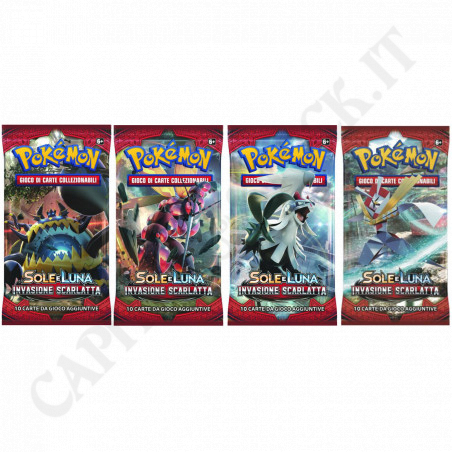 Acquista Pokémon - Sole E Luna Invasione Scarlatta - Bustina 10 Carte - IT - Seconda Scelta a soli 4,65 € su Capitanstock 