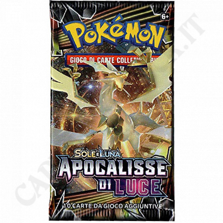 Buy Pokémon Sun And Moon Apocalypse Of Light Packet 10 Additional Cards - Second Choice IT - 6+ at only €7.08 on Capitanstock