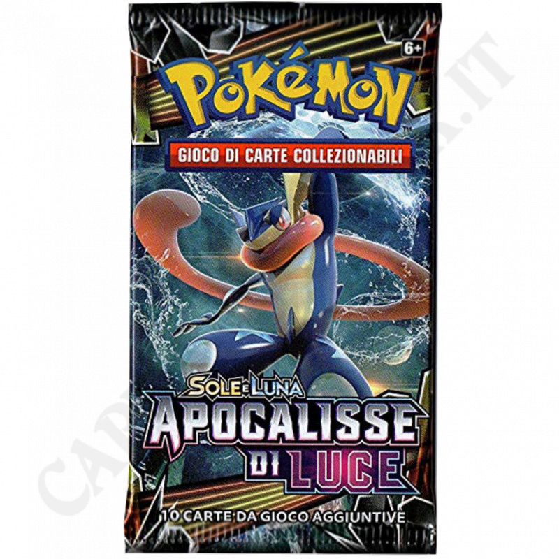 Buy Pokémon Sun And Moon Apocalypse Of Light Packet 10 Additional Cards - Second Choice IT - 6+ at only €7.08 on Capitanstock