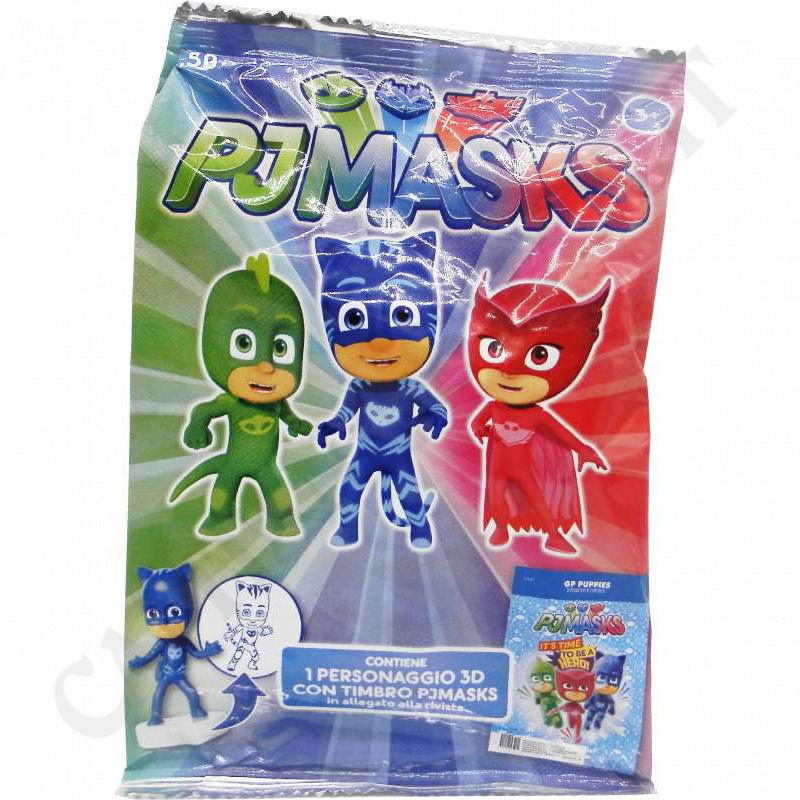 PJ Masks Personaggio 3D Timbro Bustina