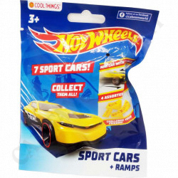 Hot Weels 7 Sport Car + Surprise Packet Ramp