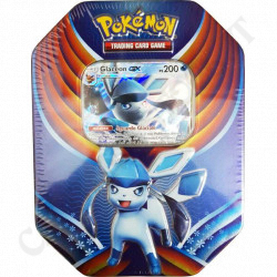 Pokémon - Tin Box Scatola di Latta Glaceon GX Ps 220 - Confezione Speciale da Collezione
