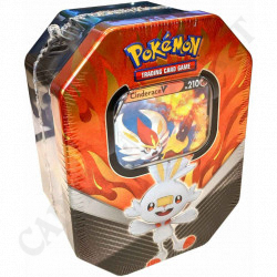 Pokemon Tin Box Cinderace V Ps 210 Collectible - Small imperfections