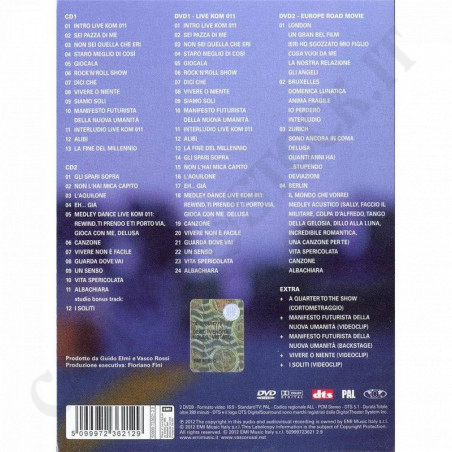 Acquista Vasco Rossi Live Kom 011 The Complete Edition 2 CD - 2 DVD a soli 13,80 € su Capitanstock 
