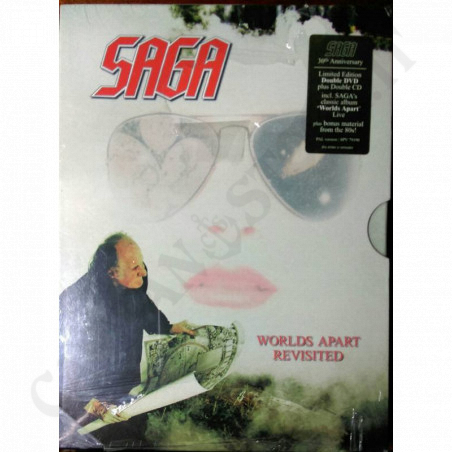 Buy Saga Worlds Apart Revisited Limited Edition 2 DVDs + 2 CDs at only €26.10 on Capitanstock