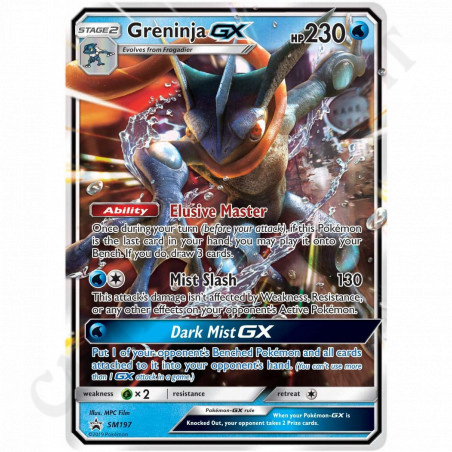 Acquista Pokémon - Fascicolo Detective Pikachu Greninja GX Ps 230 - Maestro Sfuggente a soli 31,90 € su Capitanstock 