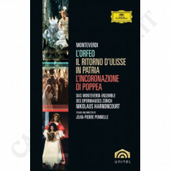 Buy Monteverdi L'Orfeo, L'Incoronazione di Poppea, il Ritorno di Ulisse 5DVDs at only €36.90 on Capitanstock