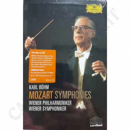 Acquista Karl Bohm Mozart Symphonies Volumes I-III Vienna Philharmonic Orch. 3 DVD a soli 23,40 € su Capitanstock  Acquista Karl Bohm Mozart Symphonies Volumes I-III Vienna Philharmonic Orch. 3 DVD a soli 23,40 € su Capitanstock