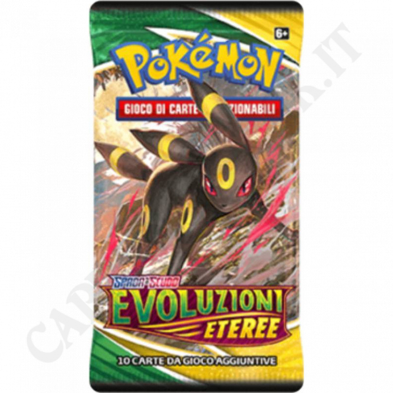 Acquista Pokémon Spada & Scudo Evoluzioni Eteree Bustina 10 Carte Aggiuntive - IT a soli 4,69 € su Capitanstock 